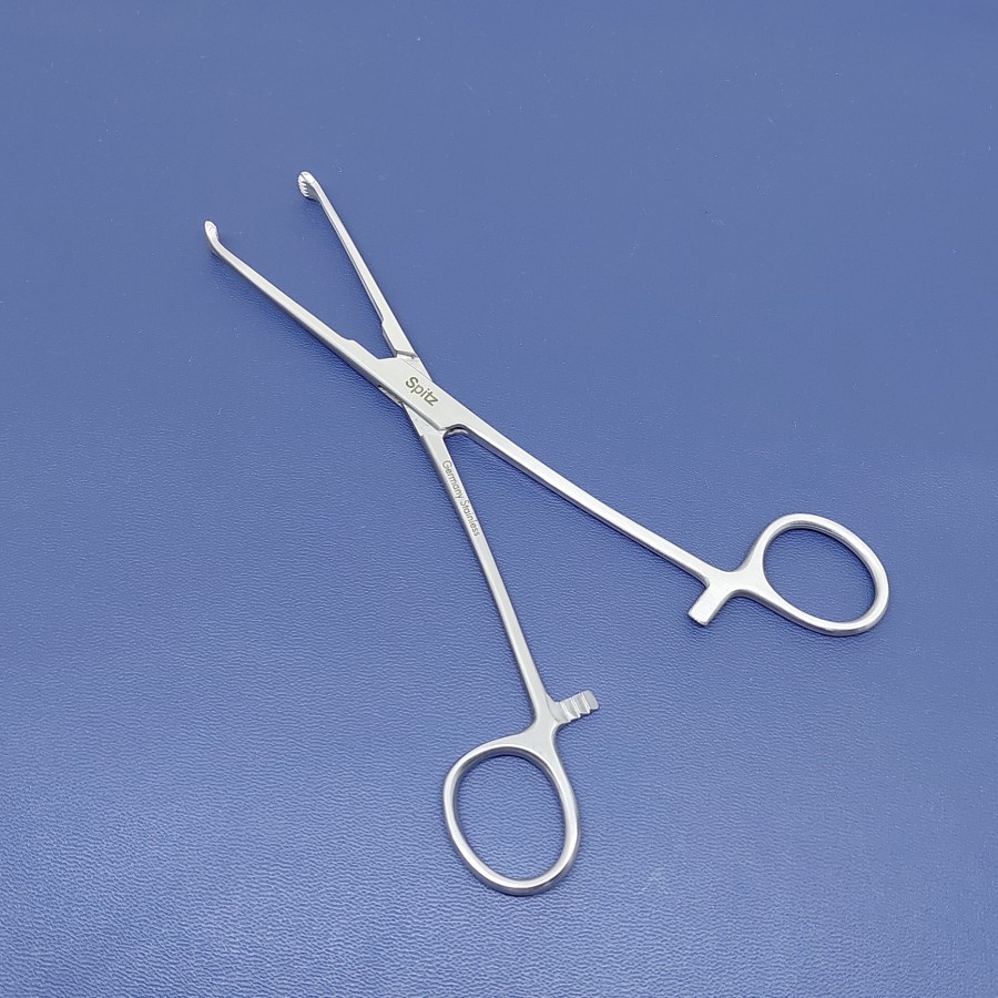 Alat Medis Alkes Allis Intestinal and Tissue Forceps 19cm ( 5 × 6 Teeth)|Spitz|Gunting Medis|Gunting Dokter|Gunting Operasi