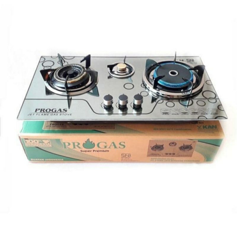 PROGAS PG333 KOMPOR TANAM 3 TUNGKU GARANSI RESMI