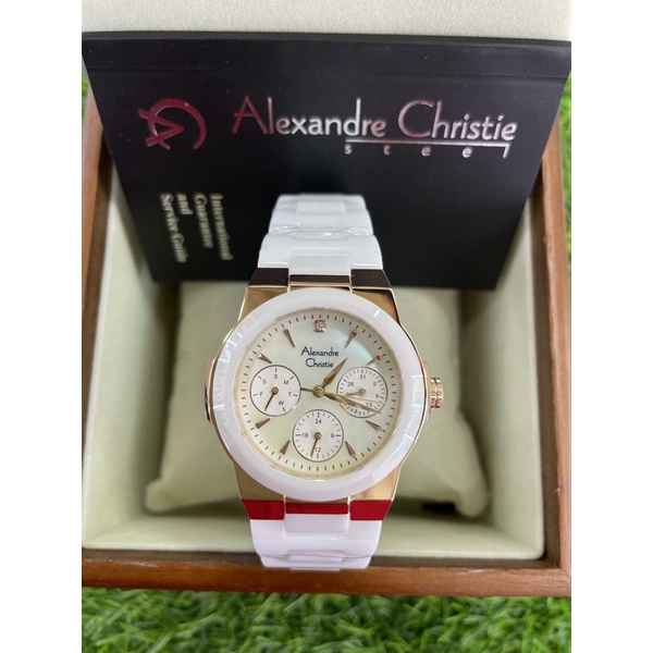 alexandre christie 2862lh keramix putih wanita