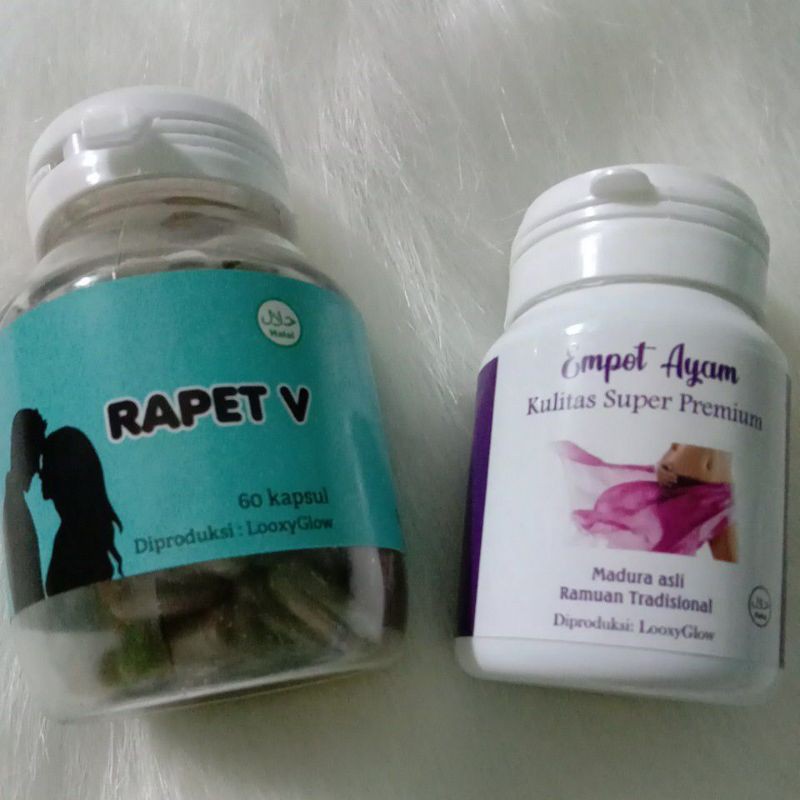 Paket Booster Rapet(Empot ayam 30keping+Rapet V 60kapsul)
