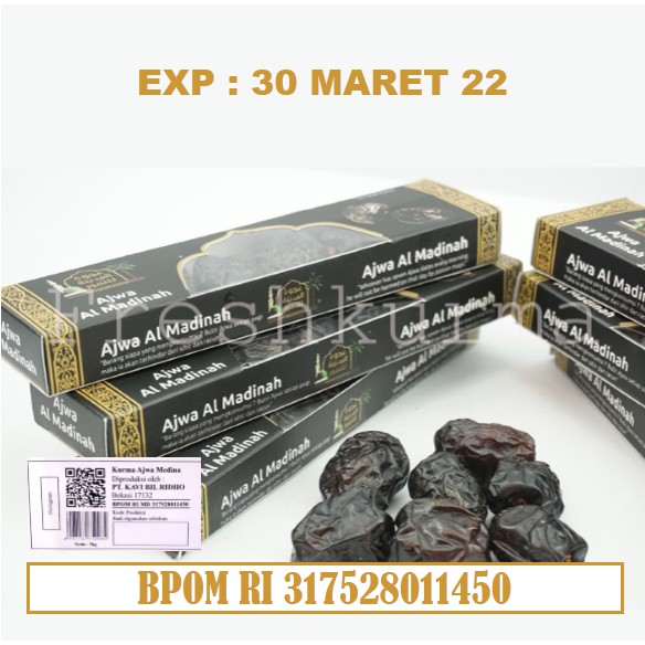 

KURMA AJWA MADINAH 7 BUTIR