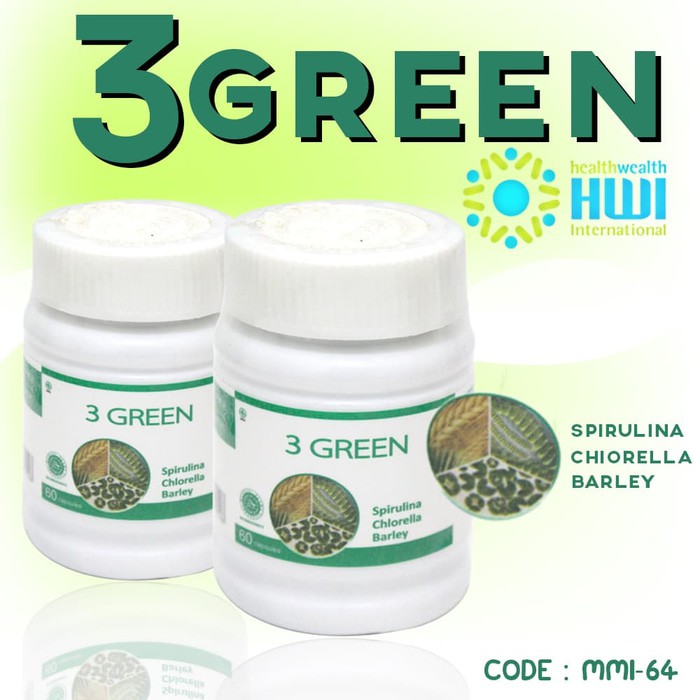 

Hwi 3 Green Spirulina Minuman Kesehatan Herbal (Mmi-64)