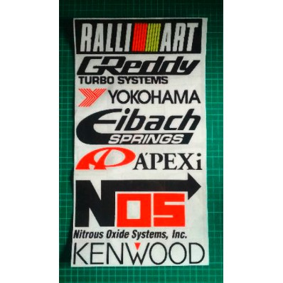 Stiker Mobil Sponsor Iklan Racing Striker Nos Ralli Art Bisa Langsung Ditempel