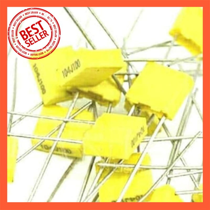 Kapasitor kotak MKM 104J100 104 001uf 001 uf 100 100v volt Capasitor