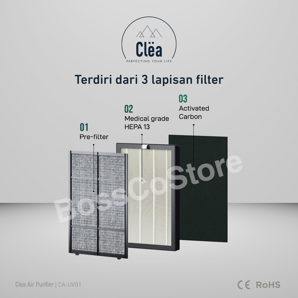 Filter Clea Air Purifier ( HEPA Filter Clea CA-UV01) Original