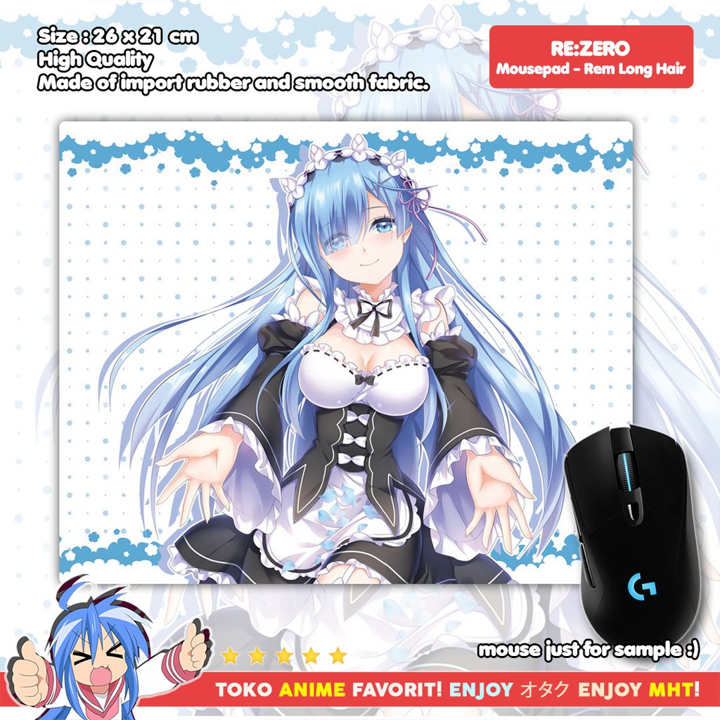 Mousepad Anime Re Zero Kara Hajimeru Isekai Seikatsu - Rem Long Hair