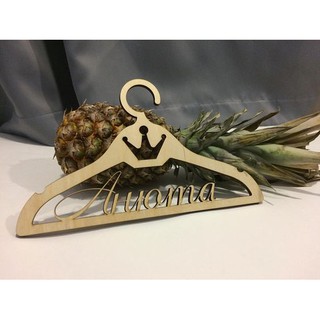Hanger kayu Custom design tebal Gantungan baju kayu Hanger kayu Custom design tebal Gantungan baju kayu