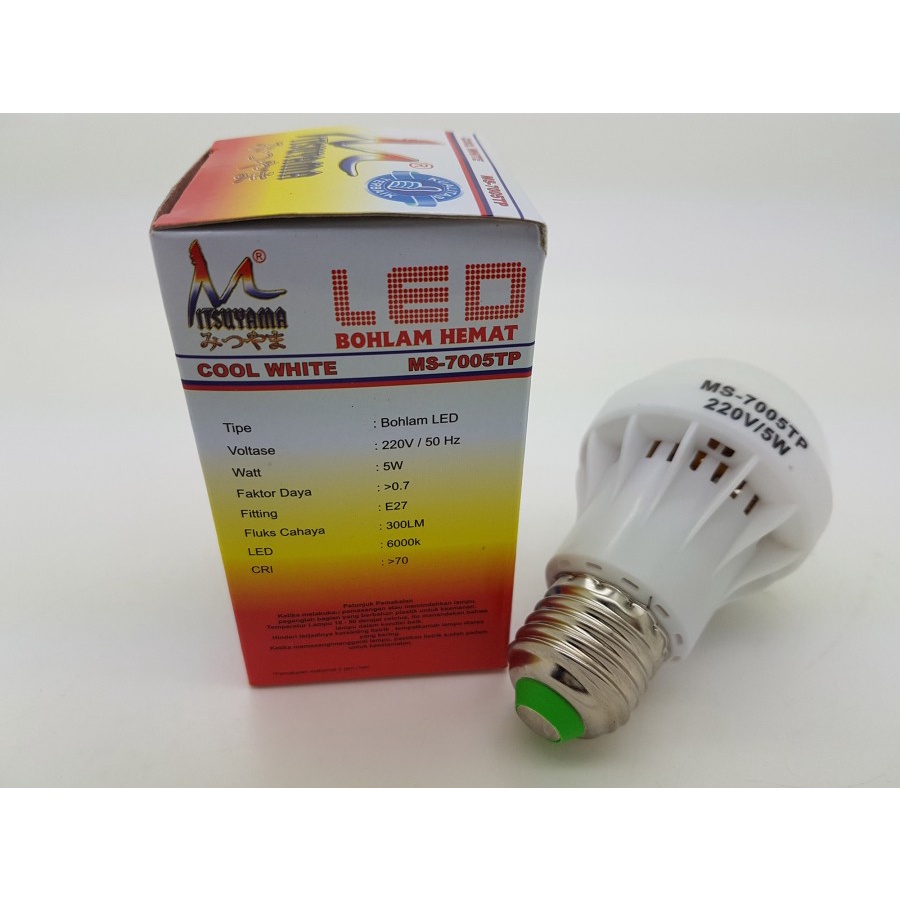 Barangunik2021-Bohlam Lampu LED 5 Watt Bagus dan Murah/Bohlam Led