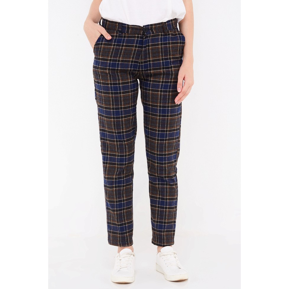 

Erigo Checked Pants Ragah Navy