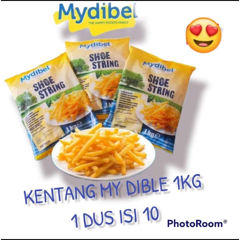 

kentang goreng shoestring french fries mydible 1kg 1 kg