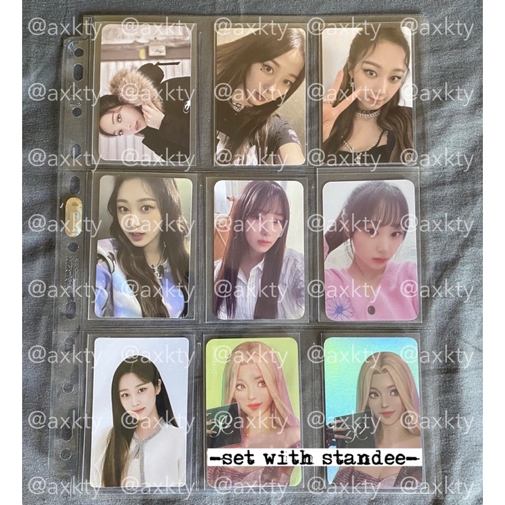 aespa official photocards (karina, giselle, winter, ningning diy pc ar lenti photocard)