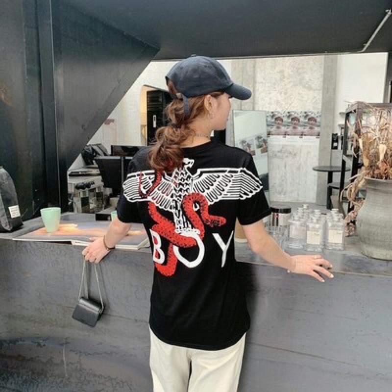 BOY49 KAOS BOY LONDON WINGS PRIA WANITA ASIA EROPA KOREA