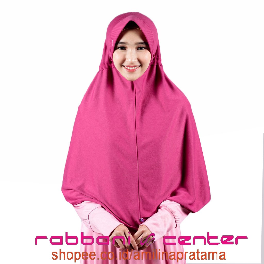 terlaris kerudung sekolah rabbani innova lx pink fanta