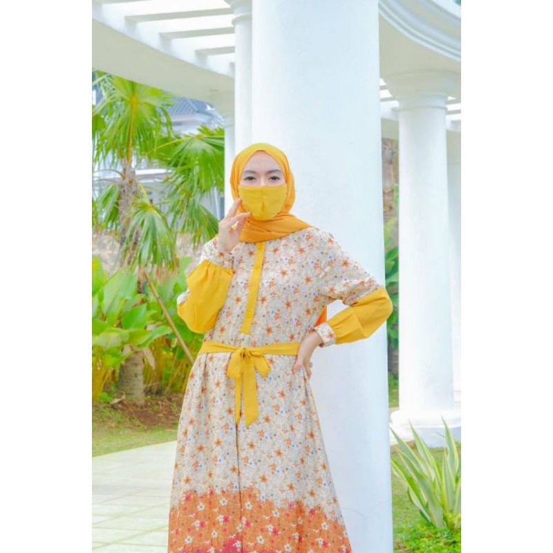 KHADIJAH DRESS  / Gamis Branded / KUALITAS ORIGINAL