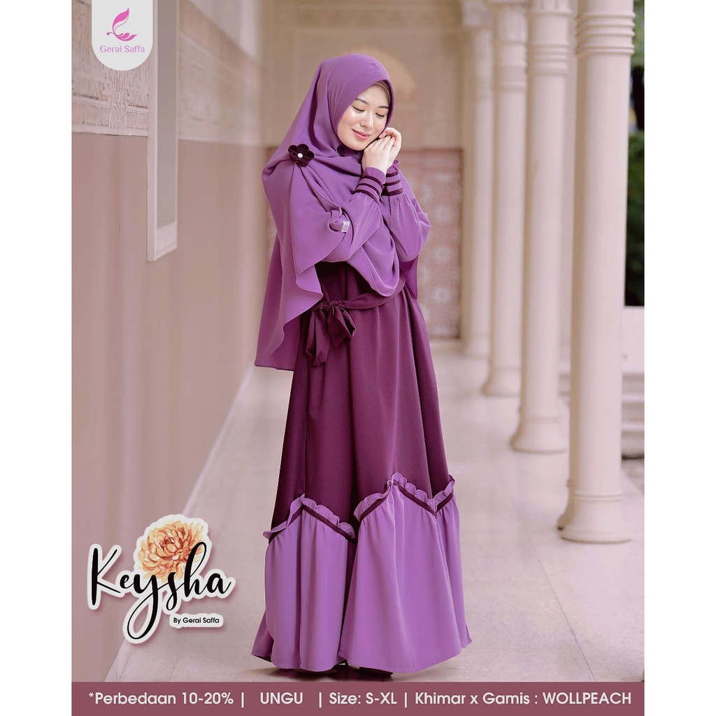 Gamis Keysha Gerai Saffa Gamis Gerai Saffa Keysha Gamis Set Premium Gerai Saffa Gamis Syari Syar i