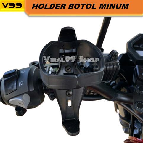 Holder Botol Minum Motor Dudukan Botol Air Stang PCX XRIDE Vixion Nemo viral99 Diminati Banget