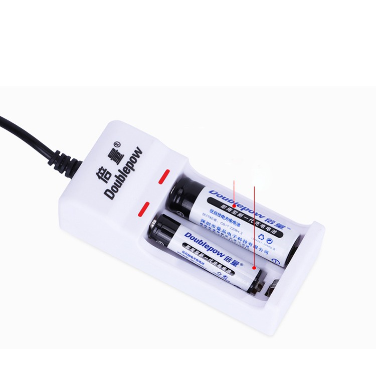 Charger Baterai AA / AAA 2 Slot - Putih