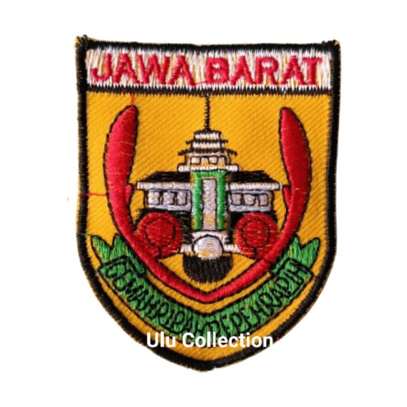 Badge Logo Kwarda Jawa barat Bordir