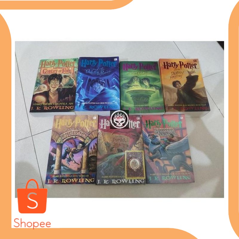 Promo suku cadang Dijual Harry Potter ORIGINAL novel Set 1 2 3 4 5 6 7 sc  Murah
