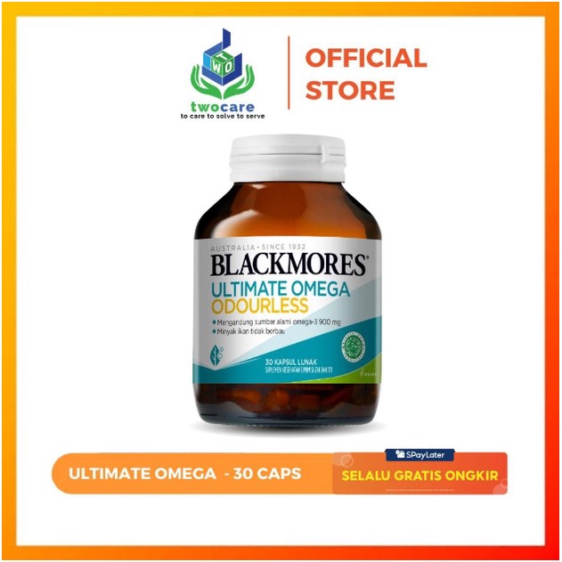 Blackmores Ultimate Omega Odourless 30 Concentrated Fish oil Omega 3 - 30 capsule