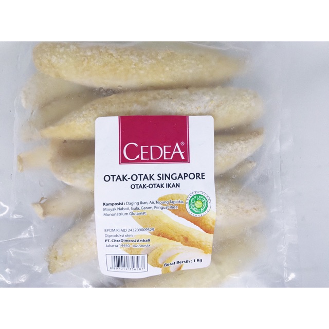 

Cedea Otak-otak Singapur 1kg / 1.000gr