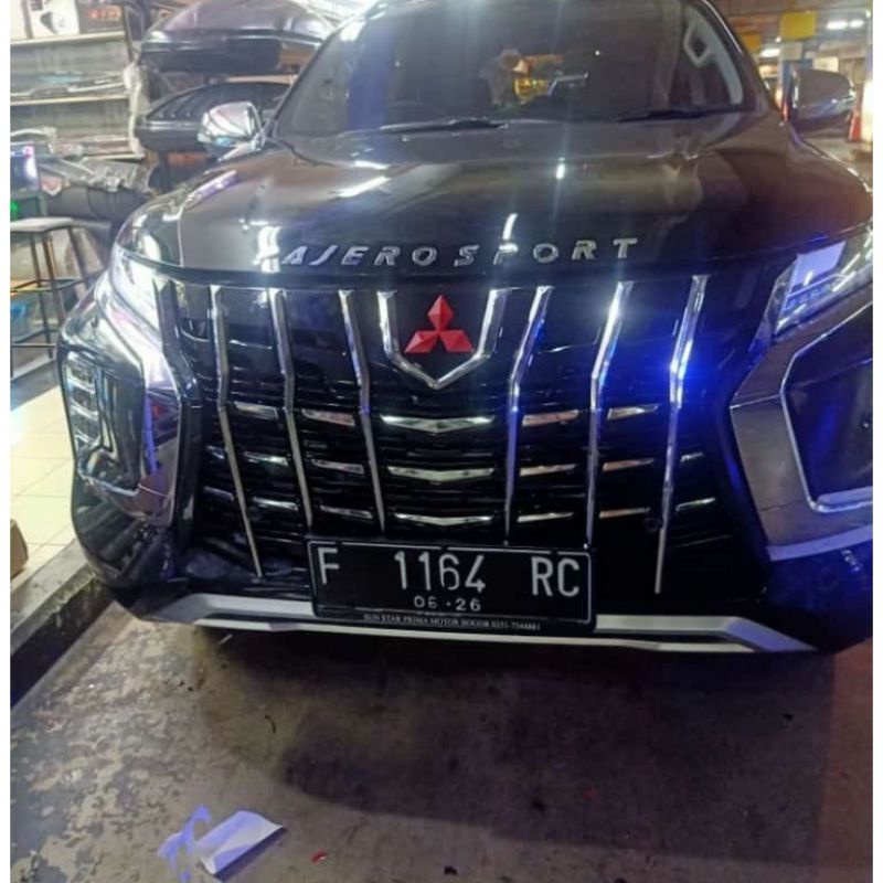 grill pajero sport model alphard 2021