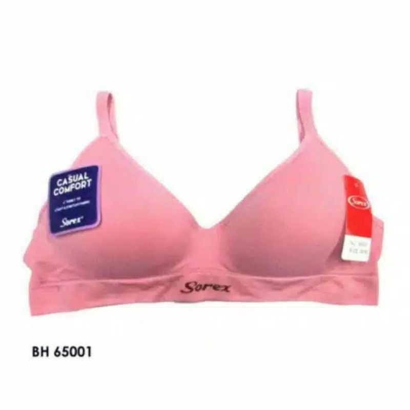 SOREX Bra Casual Comfort 65001 Busa Tipis Tanpa Kawat Original