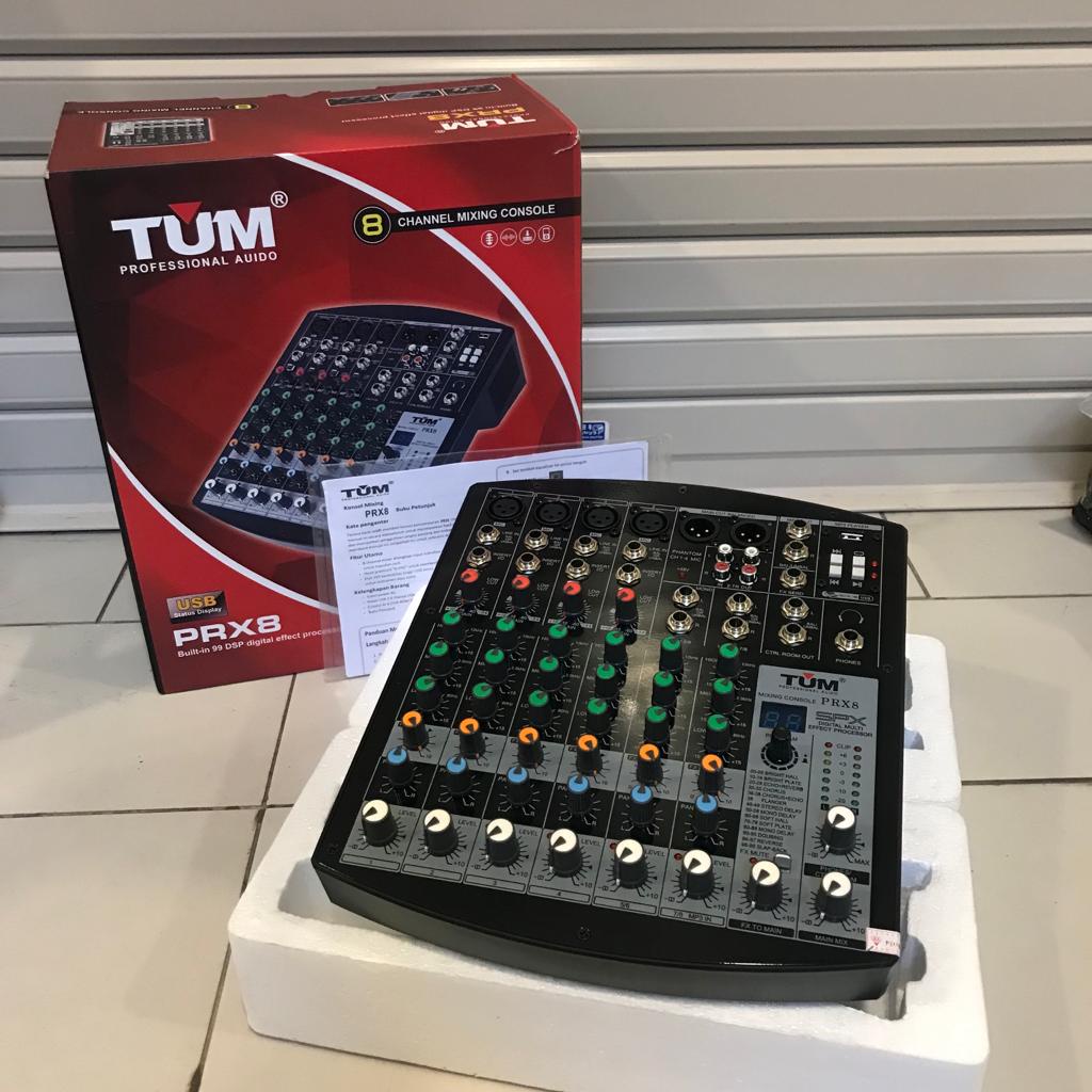 Mixer Audio TUM PRX-8 PRX8 PRX 8 Mixer 8 Channel Original