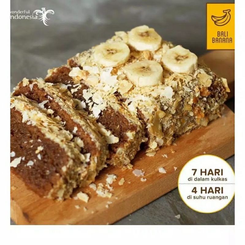 

BALI BANANA KUE BOLU CAKE PISANG OLEH OLEH KHAS BALI BROWNIES