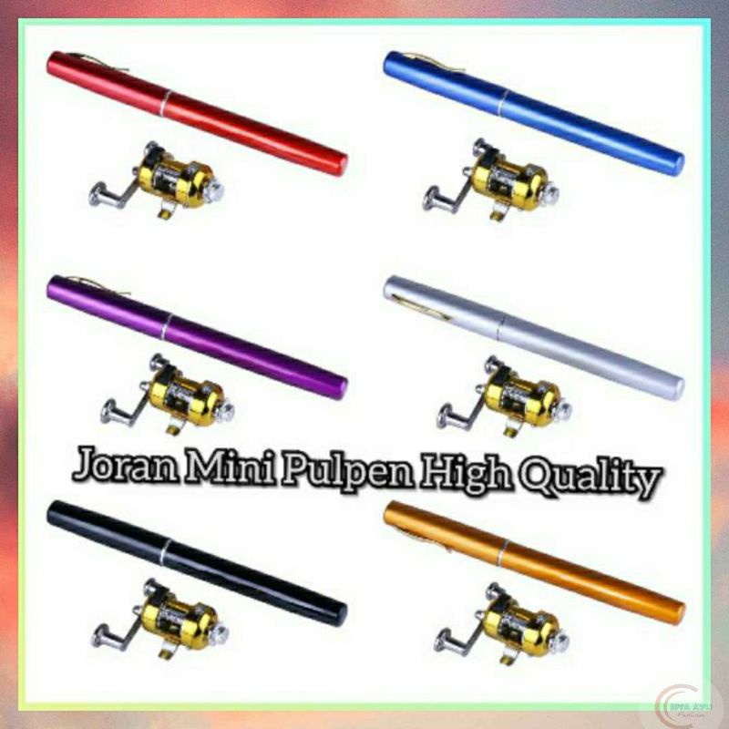 Joran Mini Pancingan Pulpen Mini Set Joran Pen Fishing Rod