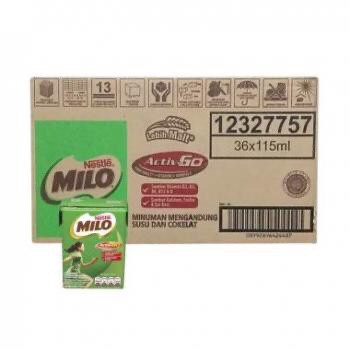 

Milo UHT Activ-Go Cokelat 115ml 1 dus isi 36pcs