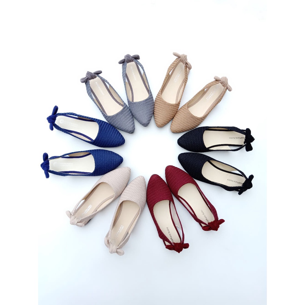 SEPATU FLATSHOES FF-03 NYAMAN CANTIK DAN ELEGANT SEPATU BALLERINA