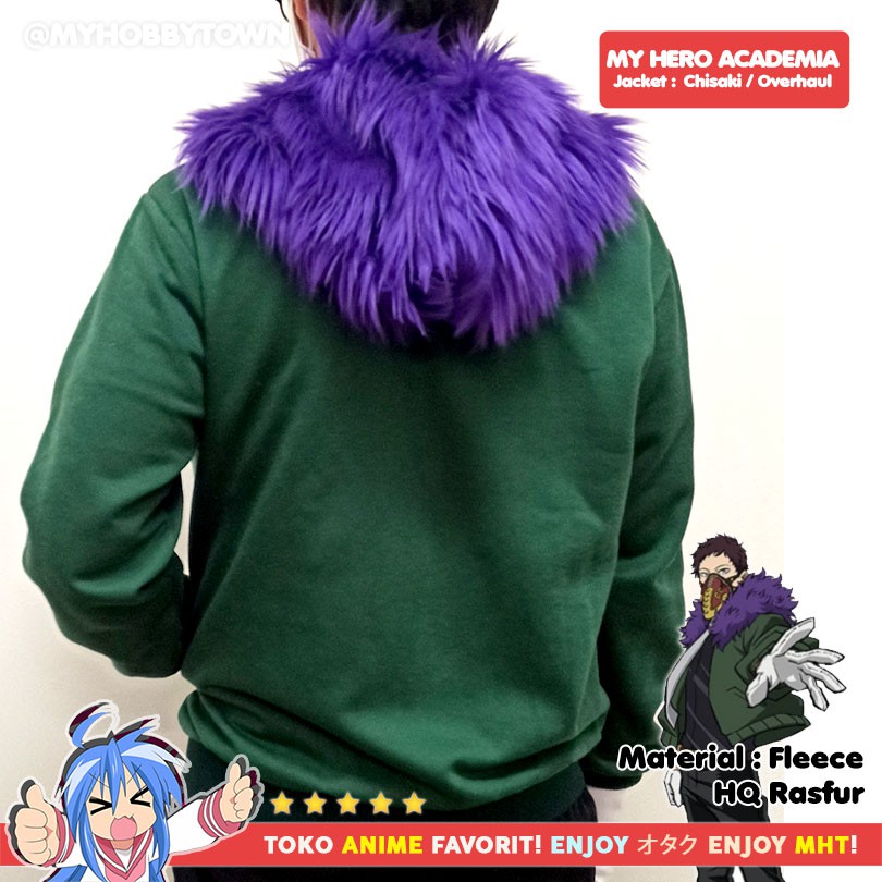 Jaket Anime Boku no Hero Academia - Kai Chisaki Overhaul - Jacket Bulu HQ - myhobbytown