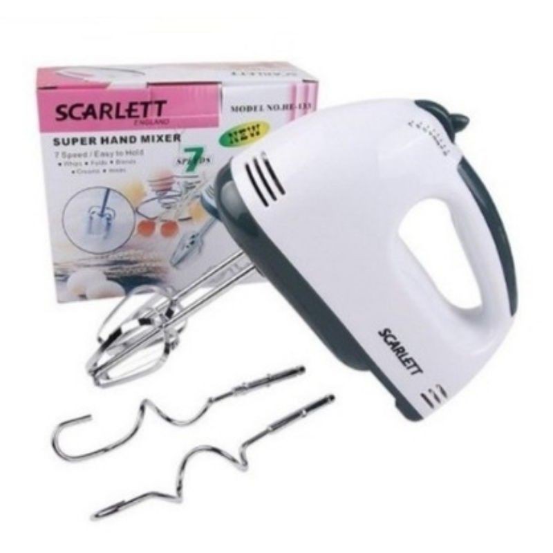 Super Hand Mixer Pengocok Telur Scarlet<br />