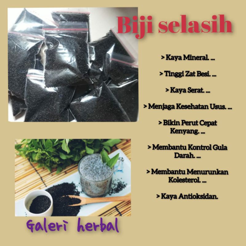 

Selasih Biji / Basil Seeds Seed 50gr Kualitas Super Repack | Bekasi