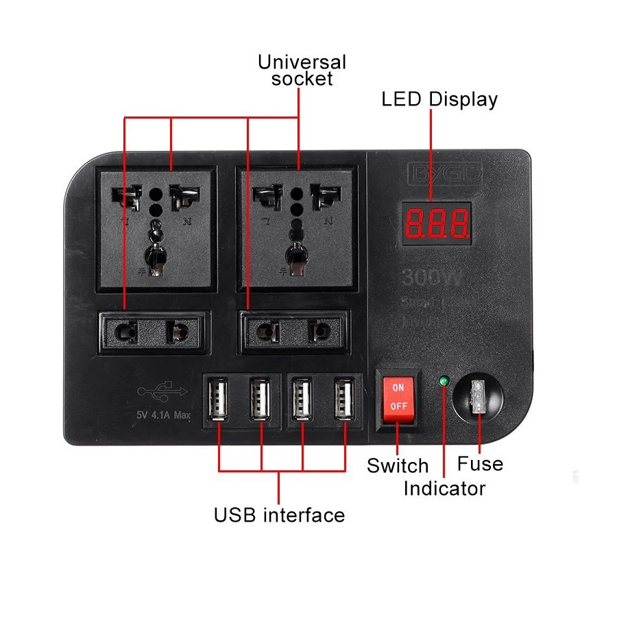 Power Inverter E8982 300 W - 639312