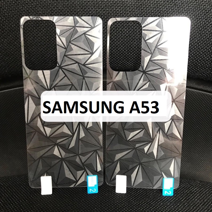 SAMSUNG A34 5G A54 5G A33 5G A53 5G A73 5G ANTI GORES BELAKANG SKIN DIAMOND GARSKIN MOTIF 3D SPIRAL ANTI JAMUR TRANSPARAN PELINDUNG BELAKANG SAMSUNG A53 5G SAMSUNG A73 5G