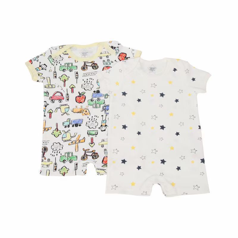 BABY K2 - Baby Bodysuit Sunnozy Isi 2 Pcs Motif Star