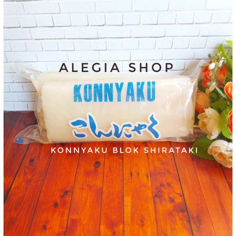 Konyaku Blok Shirataki Biru  Konnyaku Block Diet Keto DEBM Ketogenik
