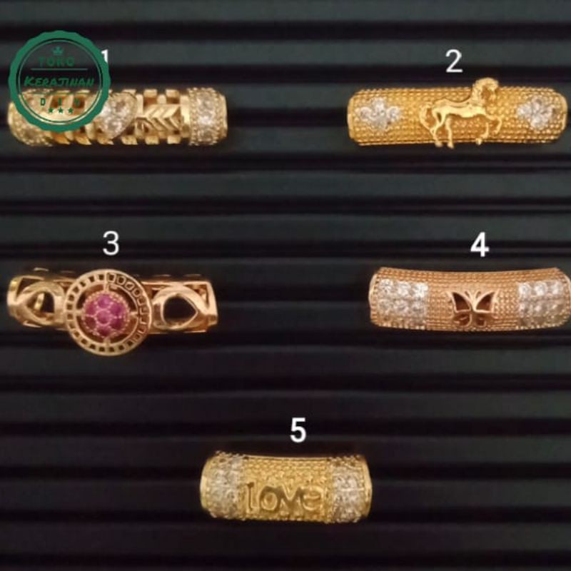 Liontin Gelang Tali Xuping Charm Model Pipa