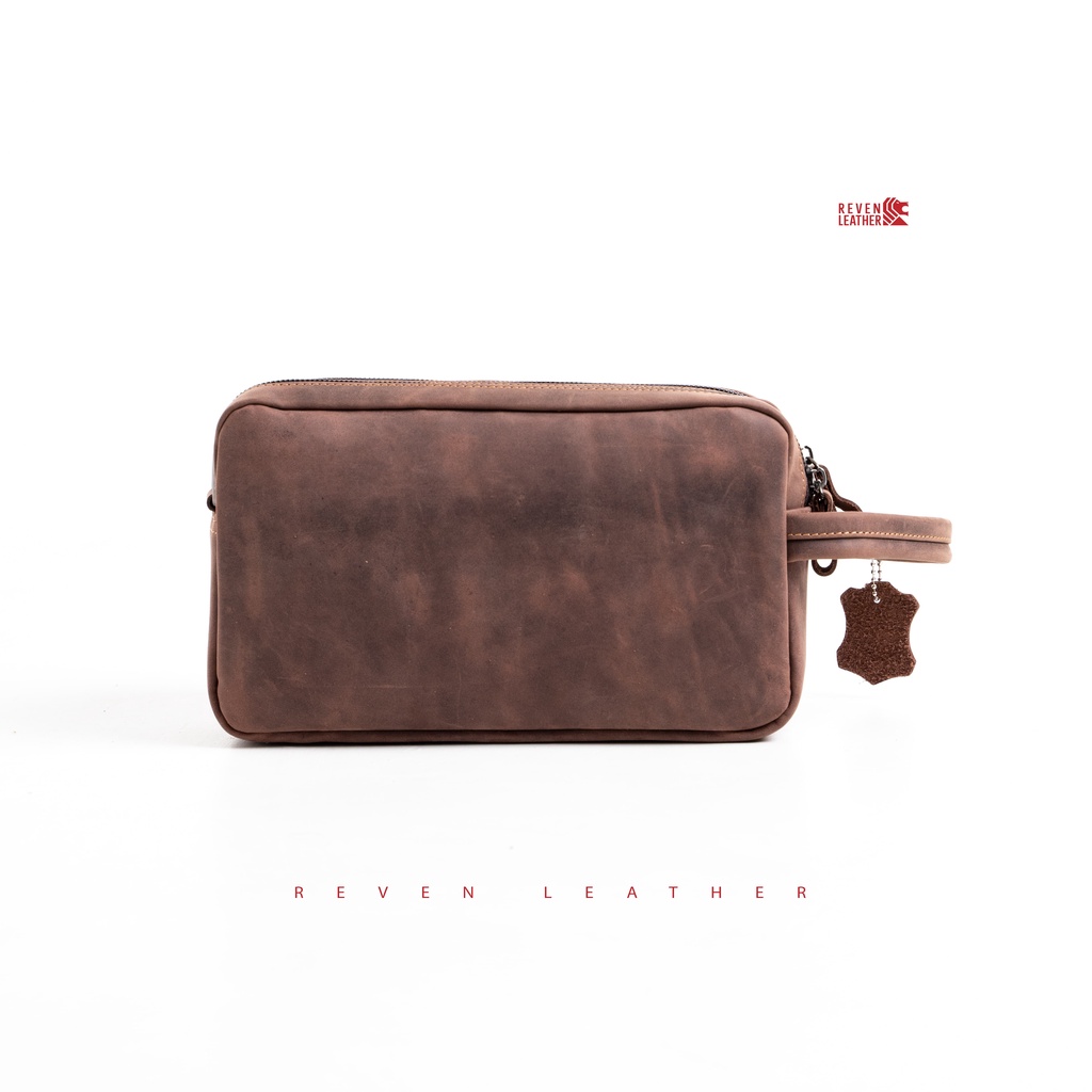 Reven leather - Nakula pouch bag