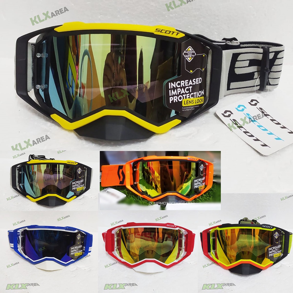Goggle Google Scott Scot Yellow Trail Motocross model 100 percent fox