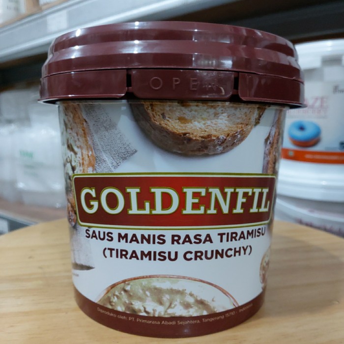 

SELAI COKLAT GOLDENFIL TIRAMISU CHRUNCHY 1KG