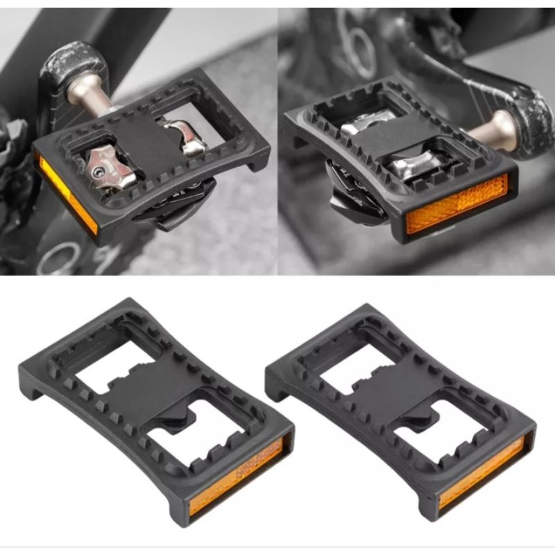 Promend Cover Pedal Cleat MTB Clipless Adaptor Pedal Cleat Mountain Bike Alas pedal cleats Sepeda MTB