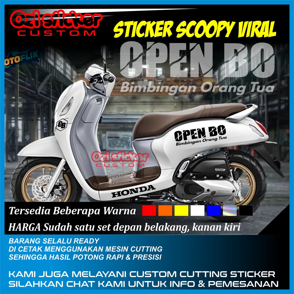 Sticker Scoopy OPEN BO