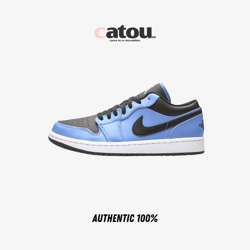 Nike Air Jordan 1 Low University Blue/Black Original 100% BNIB [RESMI]