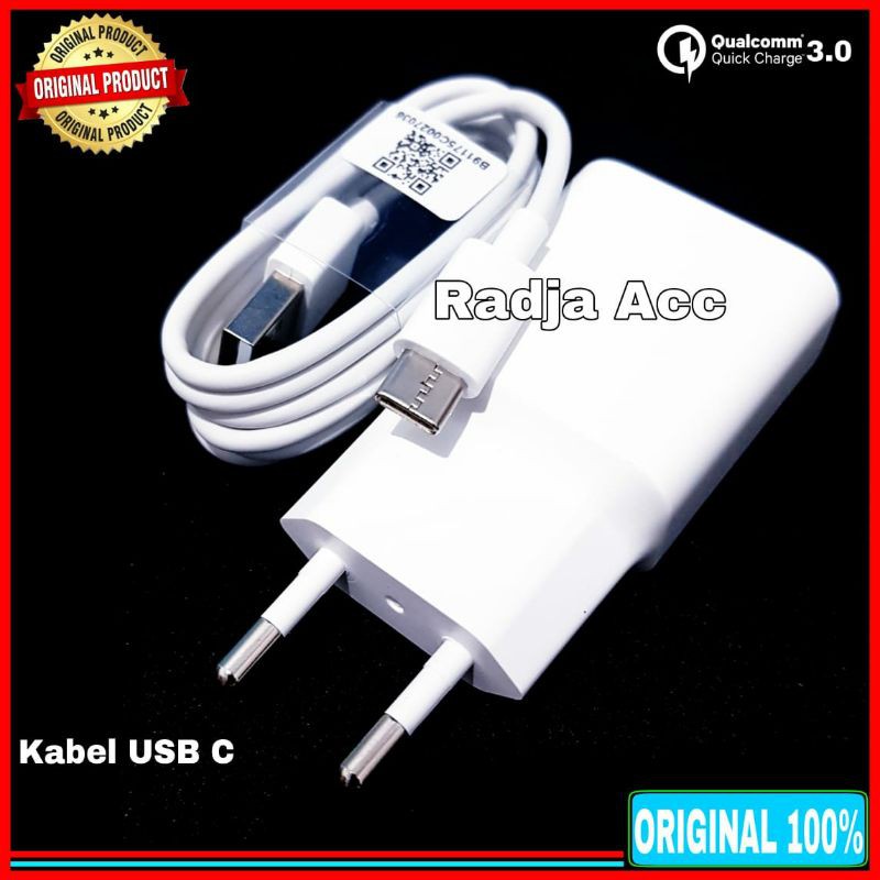 Charger Xiaomi Redmi Note 8 9 9s 8 Pro Original 100% USB Type C Fast Charging