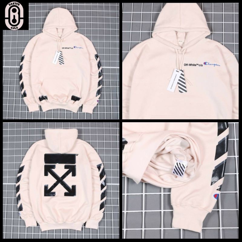 SWEATER HODDIE OFF WHITE X CHAMPIONS