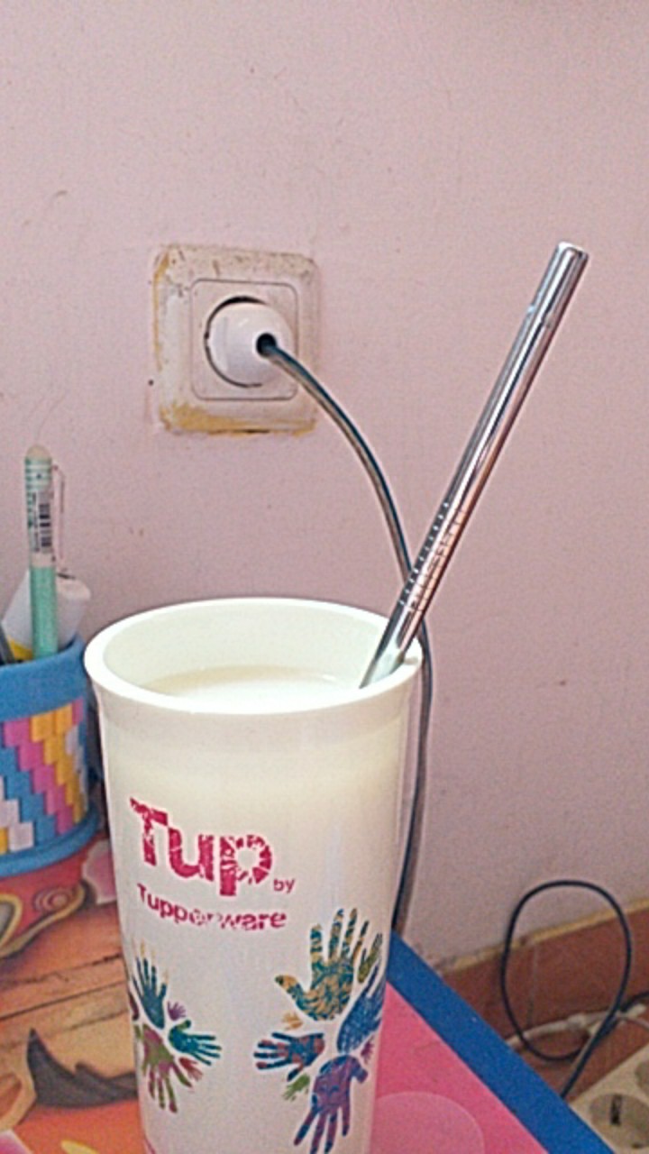 Reusable Stainless Steel Straw - Set Bubble Drink