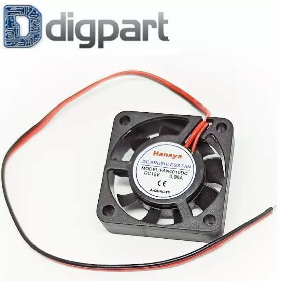 Kipas DC 12V 4x4cm Cooling Exhaust FAN 12 Volt 4 cm